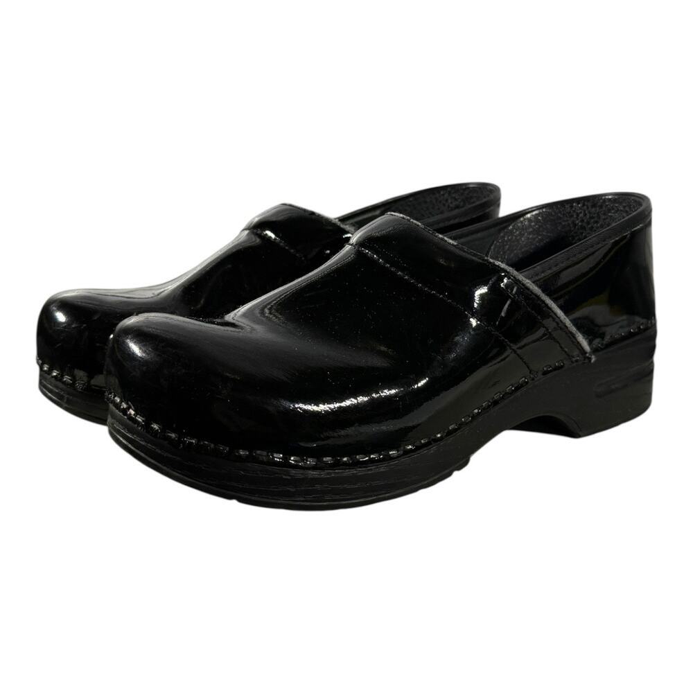 Dansko Shoes Women’s 42 US 11 Professional Clogs Black Patent Leather Nursing
